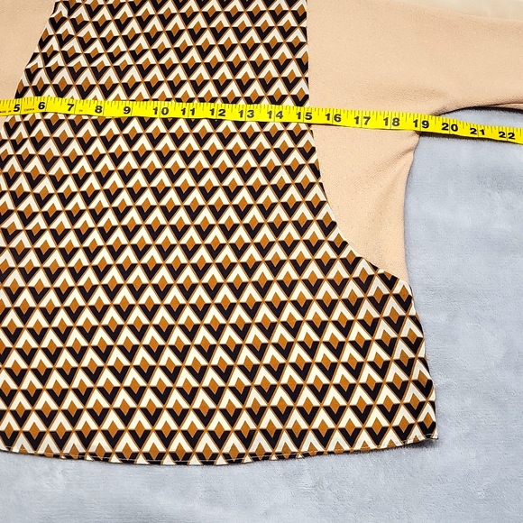 NWOT Multi-Pattern Blouse - Picture 10 of 12